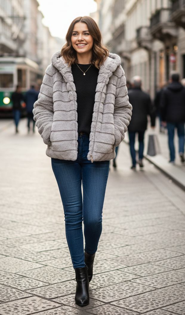 Giubbino DOUBLE FACE "Nuvola"